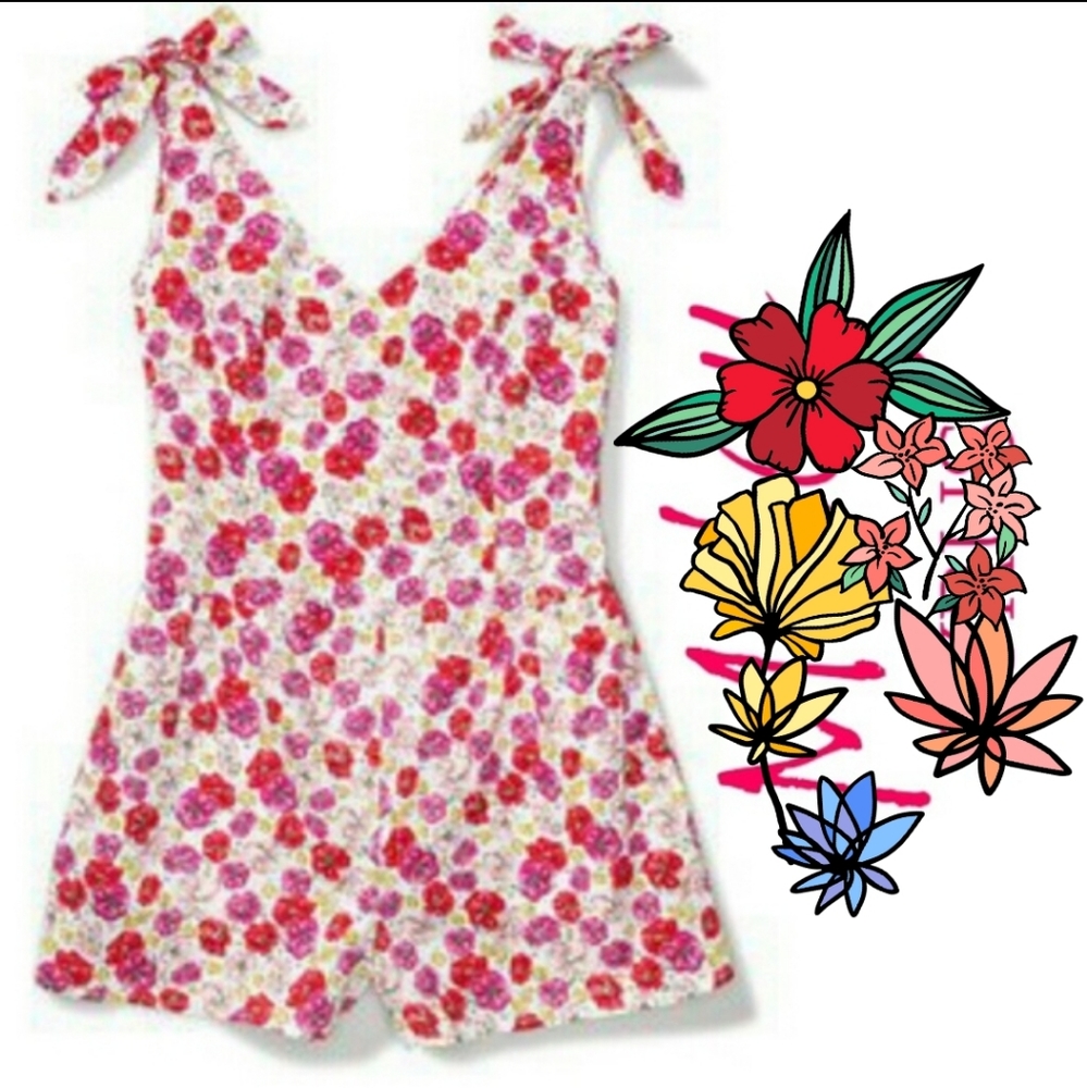 Floral Romper